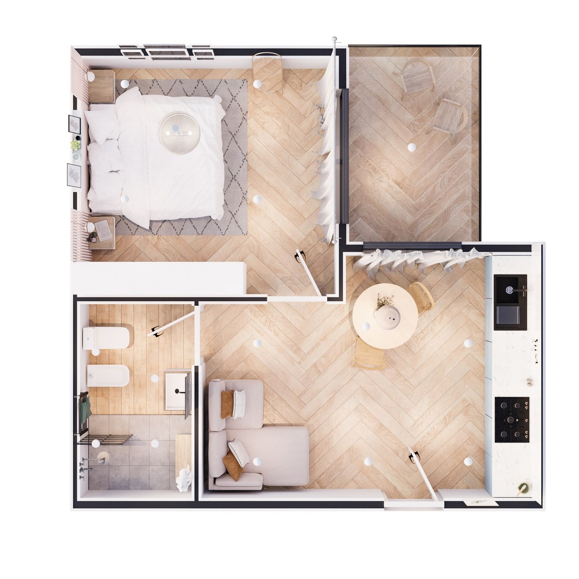 Plano del Departamento 1